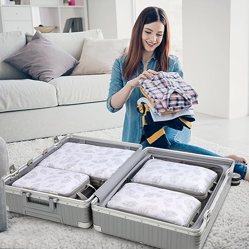Compression Packing Cubes for Travel (4 Count)