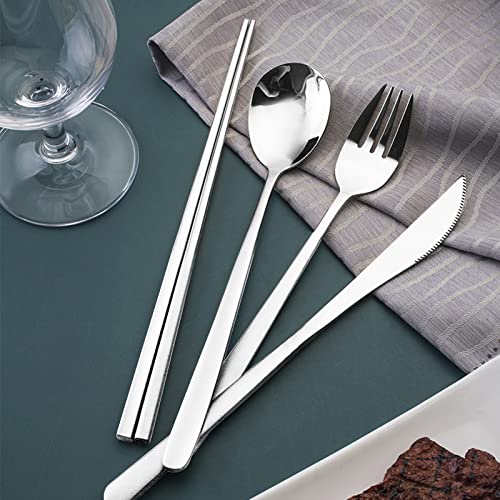 4 Piece Portable Travel Utensils Set with Case 18 (4 Count)