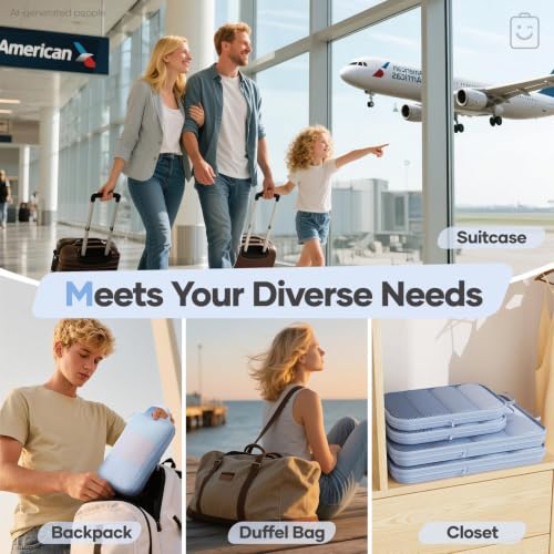 9 11 Set Compression Packing Cubes for Travel Essentials (9 Count)