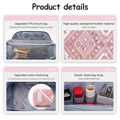 Travel Makeup Bag Organizer (3 Count)