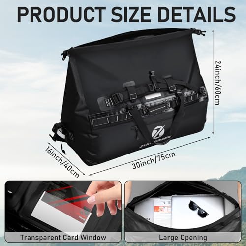 Waterproof Duffel Bag with 500D PVC Fabric