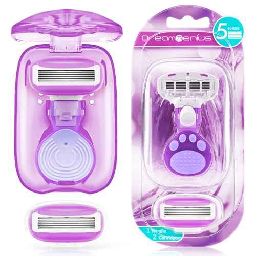 Travel Razors for Women Include 1 Handle 2 Cartridges