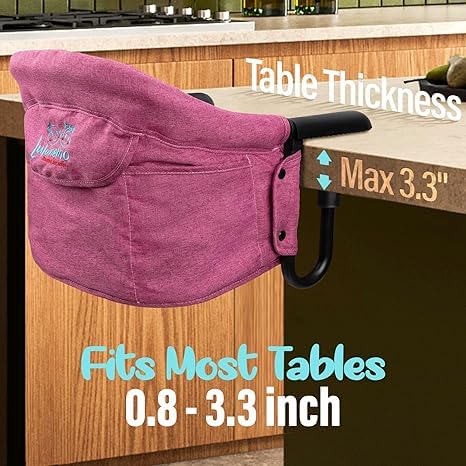 Hook On Chair with Removable Dining Tray