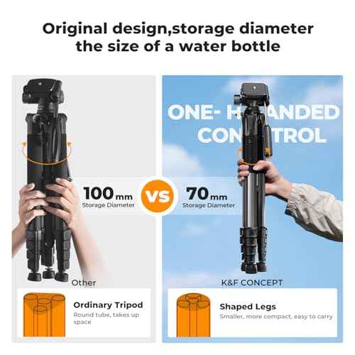 75" Aluminum Camera Tripod