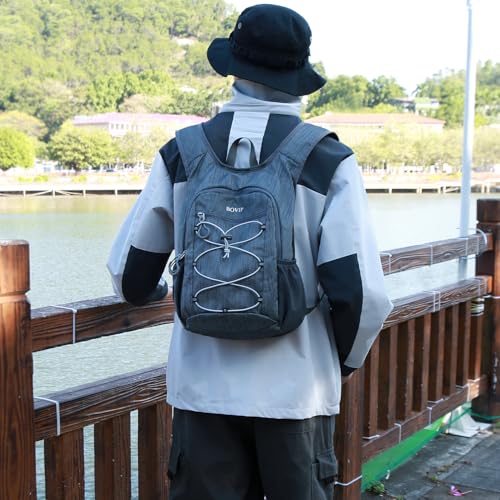 20L Hiking Backpack Lightweight Packable Hiking Daypack Small Travel Outdoor Foldable Shoulder Bag Gray