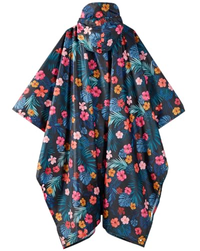 Reusable Rain Poncho for Adults