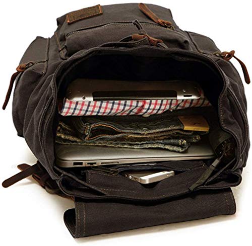 High Capacity Canvas Vintage Backpack