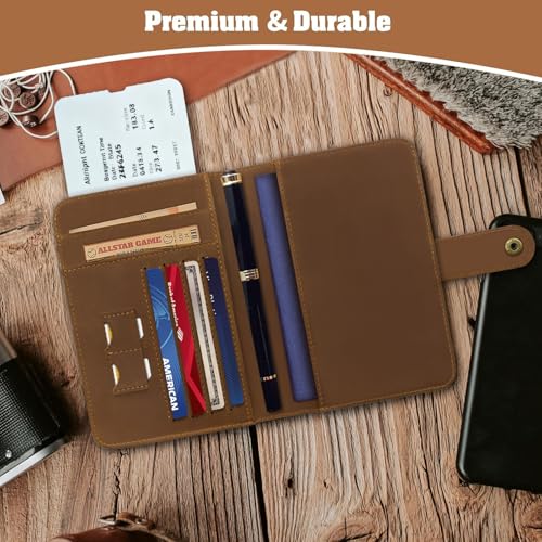 Genuine Leather Handmade Passport Holder For Travel