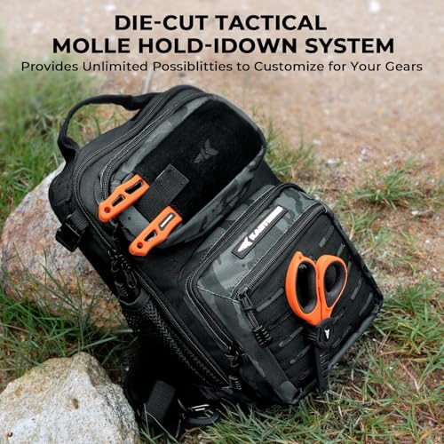 BlowBak Fishing Sling Bag With Rod Holder