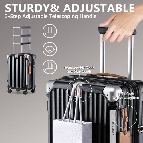 20in Carry On Luggage with Cup Holder and USB Port (2 Count)