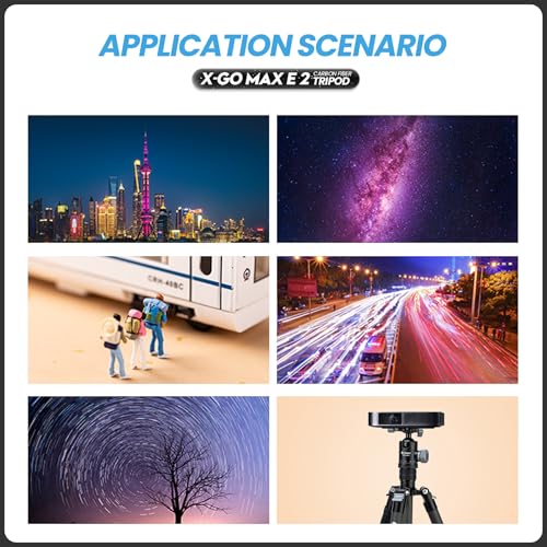 X GO Max 68" Carbon Fiber Camera Tripod