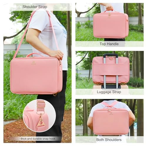Makeup Bag with LED Mirror