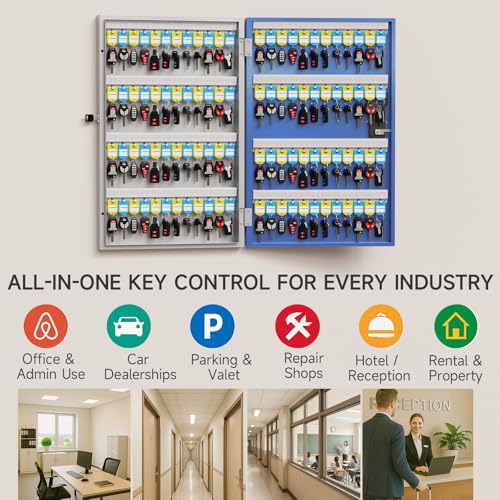 96 Key Smart Key Lock Box