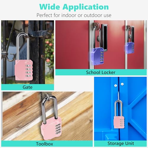CL21RQ 2.6 Inch Long Shackle Combination Lock