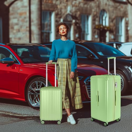 20 Inch and Square 28 Inch Hardshell Luggage Set (2 Count)