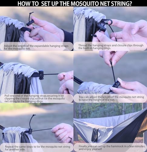 Camping Hammock with Mosquito Net