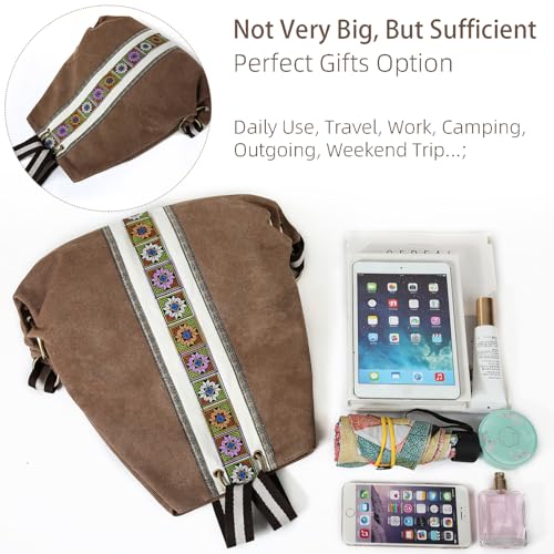 Women Canvas Backpack Daypack Casual Shoulder Bag