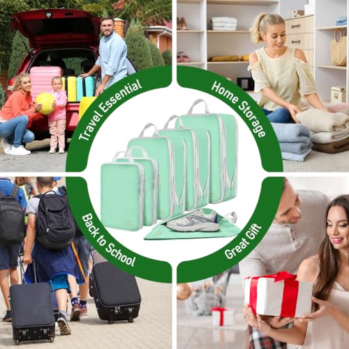 6 Set Compression Packing Cubes