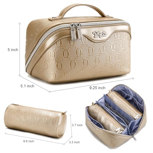 Travel Makeup Bag Cosmetic Bags for Women (3 Count)