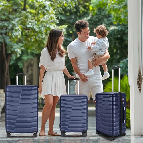 3 Piece Hardshell Travel Luggage Set (3 Count)