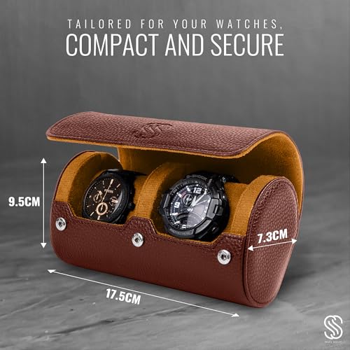 2 Watch Travel Case for Men