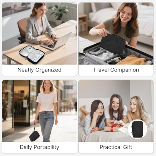Tech Pouch Lightweight Electronics Organizer Travel Case