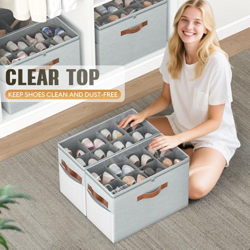 2 Pack Shoe Organizer for Closet
