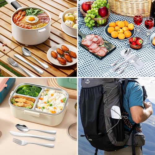 Travel Utensils with Case (4 Count)