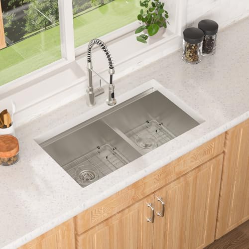 30 Inch Kitchen Sink Double Bowl Workstation Kitchen Sinks Low Divide Double Bowl 60
