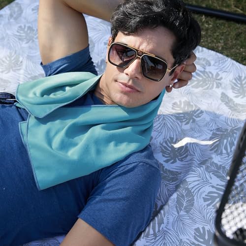 Microfiber Towel Quick Dry Camping & Travel & Gym Towel. Compact