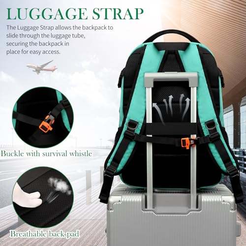 17.3 inch Large Laptop Backpack Durable Waterproof Travel College Backpack Bookbag for Men & Women Business Backpack with USB Charging Port