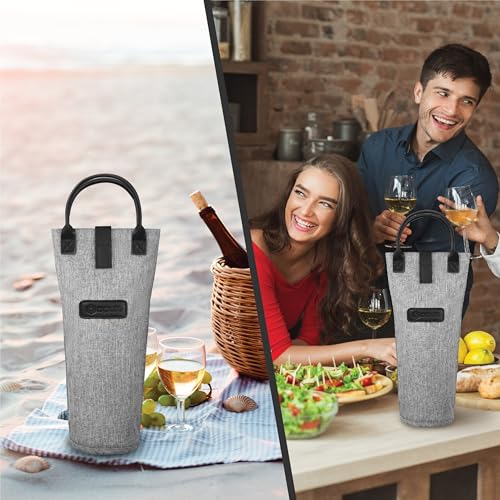 Single Bottle Wine Bag Carrier