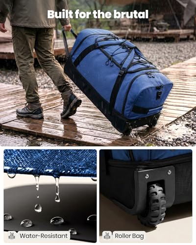 120L Rolling Duffle Bag with Wheels