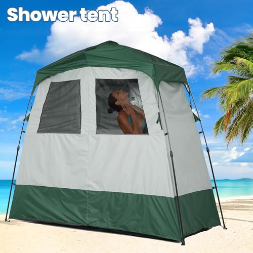 Portable Camping Shower Tent Deluxe Changing Room Easy Set Up Privacy Shelter