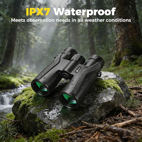 10x42 Binoculars for Adults High Powered Waterproof with Large View