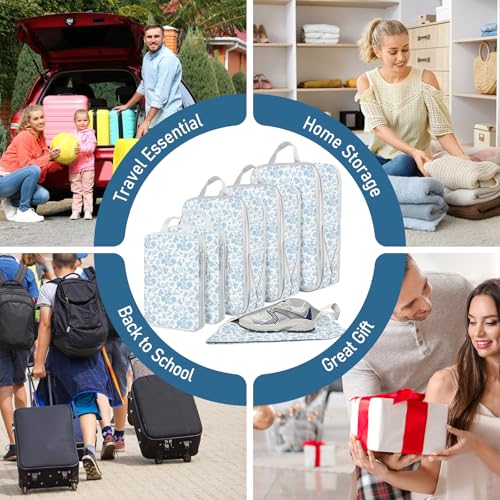 6 Set Compression Packing Cubes