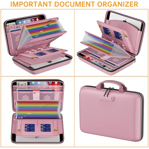 Fireproof File Organizer with Lock
