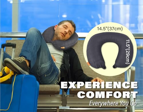 Inflatable Neck Pillow for Traveling