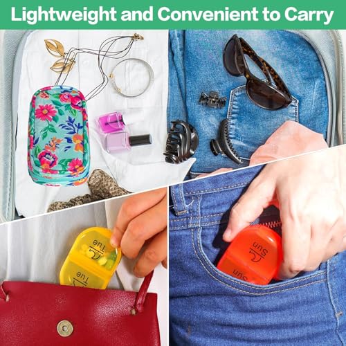 Weekly Travel Pill Organizer 2 Times a Day AM PM Rainbow Pill Box