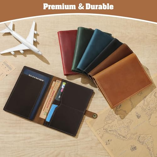 Genuine Leather Passport Holder For Travel