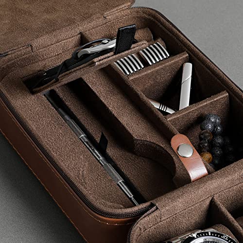 5 Watch Travel Case Storage Organizer for 5 Watches