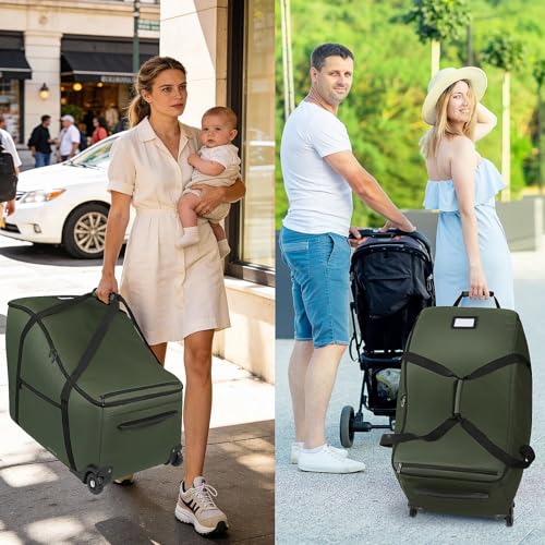 Infant Car Seat Travel Bag for Airplane Fit Doona Stroller and Base
