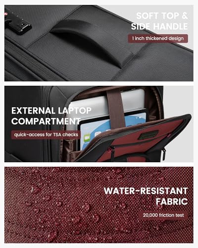 Carry On Luggage 22x14x9 Airline Approved with TSA Lock for Business Trip