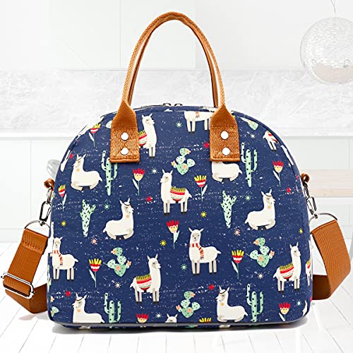Insulated Lunch Bag With Shoulder Strap for Women