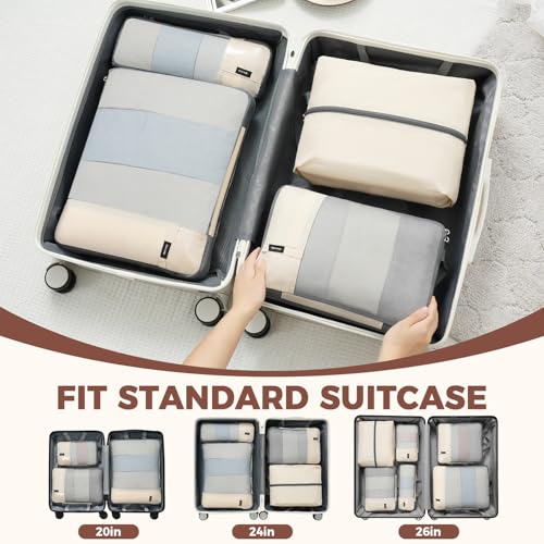Lightweight Compression Packing Cubes for Travel