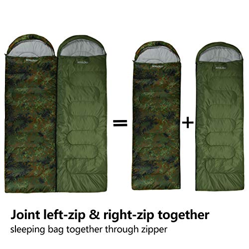 3 4 Season Sleeping Bag for Adults & Kids