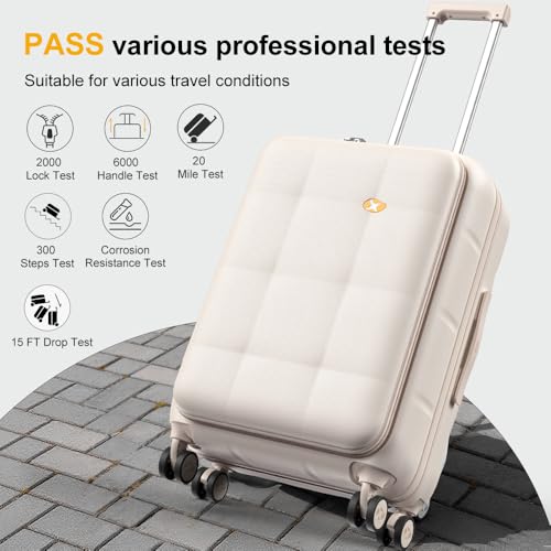24 Inch Expandable Checked Luggage Hard Shell Suitcase