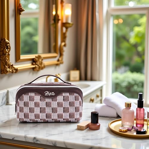 Travel Makeup Bag Cosmetic Bags for Women (3 Count)