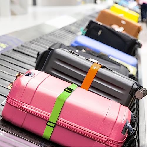 Luggage Straps for Suitcases TSA Approved (4 Count)