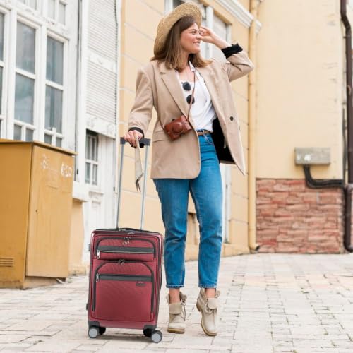 Carry On Luggage 22x14x9 Airline Approved 20 Inch Suitcases